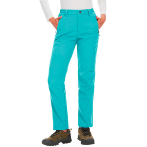 Pantalon Softshell Durable pour Femmes Léger Respirant Imperméable Coupe-Vent Pantalon Extérieur pour Randonnée Trekking Camping - Product Image 1