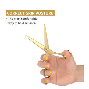 Ciseaux de coiffeur professionnels en acier inoxydable de bonne qualité, vente en gros, 6.5 pouces - Product Image 6