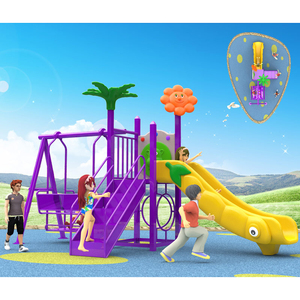 Trẻ Em Ngoài Trời Playsets Mầm Non Sân Chơi Nhựa Trượt Trẻ Em Toddler Swing Set Cho Trẻ Em Bé Thiết Bị - Product Image 3