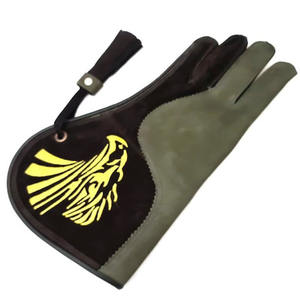 Gants de fauconnerie personnalisés de qualité supérieure fabriqués à partir de gants de fauconnerie de sécurité industrielle en cuir de vachette véritable - Product Image 1