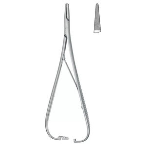Meilleurs instruments chirurgicaux dentaires manuels Porte-aiguilles TC Mathieu avec pointe en carbure de tungstène Pince en acier inoxydable par SurgiRight - Product Image 5