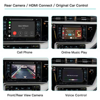 Interface sans fil CarPlay Android Auto pour Toyota Touch2 & Entune2.0 2014-2019, prend en charge la caméra de recul OEM et Siri
