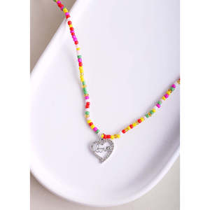 Cadena de Cintura Ajustable A3shop con Dije de Corazón de Cristal y Aleación, Joyería Corporal con Cuentas de Arroz para Compromiso o Regalo - Product Image 5