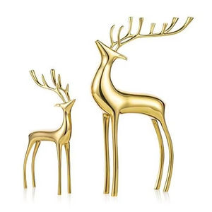 Elegante escultura navideña Frosted Grace, figurita festiva de vacaciones para decoración del hogar y exhibiciones de temporada - Product Image 2