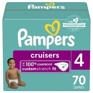 Pañales Pampers Cruisers de alta calidad diseñados para bebés activos disponibles para venta al por mayor. Pañales desechables Active Fit. - Product Image 6