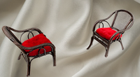 Fauteuil en rotin moderne LURDOS pour hôtel de luxe, hall, salle à manger, école, hôpital, design artisanal, mobilier d'intérieur inspiré d'Indonésie