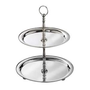 Soporte moderno para tartas de 3 niveles, último diseño de metal de aluminio con niquelado único para decoración de fiestas de cumpleaños y pasteles - Product Image 4