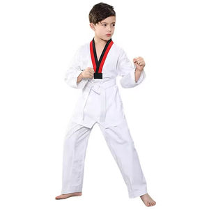 Uniforme de Taekwondo ligero y cómodo de nueva llegada con logotipo personalizado hecho en Pakistán Servicio OEM disponible - Product Image 5