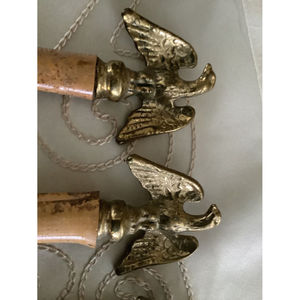 Juego de utensilios de metal y madera de primera calidad con acabado pulido dorado, perfecto para bodas y vajilla elegante - Product Image 2