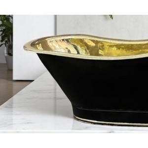 Construcción sólida de latón de las bañeras que mejora la estabilidad y la comodidad, regalos de inauguración de casa, accesorio de baño recién llegado - Product Image 6