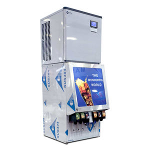 Distributeur de boissons gazeuses glacées à 6 saveurs avec machine à glace intégrée pour la fabrication de cola et de boissons rafraîchissantes - Product Image 2