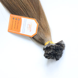 Vente en gros d'extensions de cheveux à bout plat longue durée 100% cheveux humains bruts purs non traités - Product Image 6