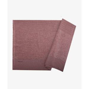 ผ้าคลุมไหล่ลายกำมะหยี่ 75x200 ซม. - ผ้าคลุมศีรษะและผ้าพันคอสีมิงค์ - Product Image 1