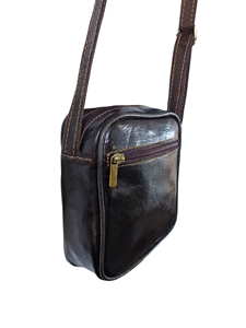 Small Genuine Leather <b>Men's</b> Moroccan Handmade National Style Lightweight Portable Cross-Body Strap Satchel <b>Bag</b> Daily Use Double - Product Image 5