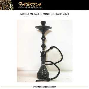2025 Farida Luxury Metallic Mini Hookah <b>Set</b> Beautiful Unique Design Egyptian <b>Complete</b> Hookahs with Lacquer Technics Mini Size - Product Image 2