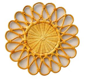 Commande en gros de dessous-de-plat en rotin, napperons naturels tissés à la main, durables, écologiques, parfaits pour l'industrie hôtelière - Product Image 4