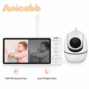 <strong>Best</strong> Price 5inch 720p Digital Video <strong>Baby</strong> <strong>Monitor</strong> New <strong>Baby</strong> Audio <strong>Camera</strong> 1080p Resolution Crying Detection Feature Direct Factory - Product Image 4