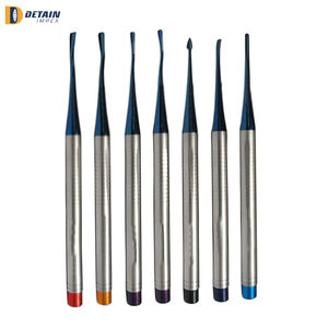 Kit chirurgical dentaire de luxe en acier inoxydable multicolore à extrémité unique pour extraction radiculaire, comprenant des élévateurs, un périotome et un kit de sutures, pour usage médical - Product Image 5