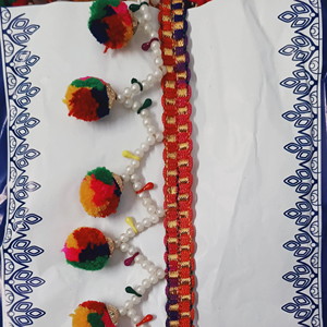 การตัดแต่งผ้าลูกไม้ลายดอกไม้ที่น่าสนใจสำหรับสวมใส่เสื้อผ้าสไตล์ตะวันตกและชนเผ่ามีสินค้าจำนวนมากสำหรับผู้ซื้อส่งออก - Product Image 5