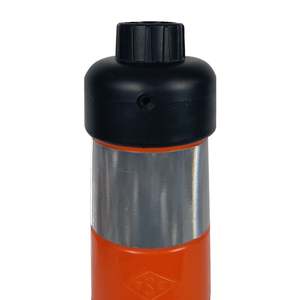 Ensemble de délimiteurs triangulaires réfléchissants orange pour stationnement handicapés, signalisation de prudence et de sécurité routière en PVC - Product Image 6