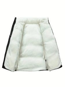 Veste à bulles d'hiver de qualité supérieure pour hommes vestes en duvet à bulles chaudes d'extérieur légères et régulières pour hommes - Product Image 2