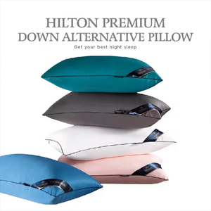 Custom Polyester <b>Pillow</b> Anti Dust Mite Non Toxic Anti Bacteria Air Permeable Rectangle Cushion - Product Image 2