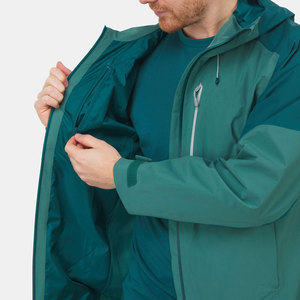 Veste Homme à Coque Rigide avec Logo Personnalisé Tissu Coupe-Vent Imperméable Veste de Plein Air Multi-Poches - Product Image 3