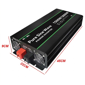 Inversor de Corriente HOULI de 3000W con Onda Sinusoidal Pura, Convertidor de 12V/24V DC a 220V AC, Fuente de Alimentación Solar para Auto, RV y Hogar - Product Image 2
