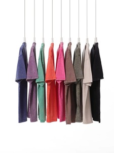 Meilleure vente T-shirt en gros Été Style rétro américain Coton lourd délavé 260g Col rond Coupe ample Anti-boulochage T-shirts pour hommes - Product Image 5