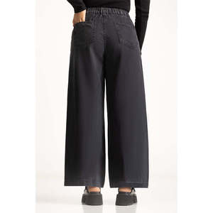 Vaqueros anchos de mezclilla para mujer WM-JNS-WS24-001 de cintura alta, transpirables, con decoración rasgada, ajuste ceñido, estilo boyfriend, tipo cargo - Product Image 1