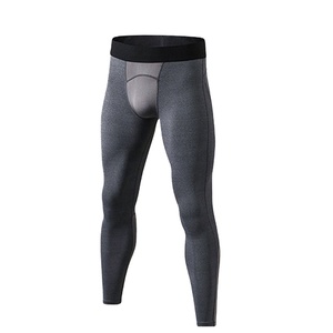 Qualité supérieure Hommes Fitness Leggings Taille Élastique Leggings Sport Running Yoga Leggings pour Hommes - Product Image 3