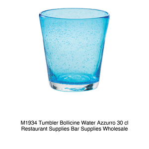Vaso M1934 Bollicine para Agua Azul 30 cl, Suministros para Restaurantes, Suministros para Bares, Venta al por Mayor - Product Image 2