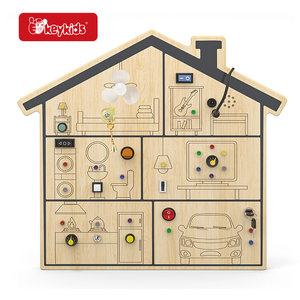 Okeykids B2B Vente en gros Jouet de friteuse à air en bois coloré pour enfants, jeu d'imitation, avec <span class=keywords><strong>peinture</strong></span> écologique et accessoires W10L037 - Product Image 5
