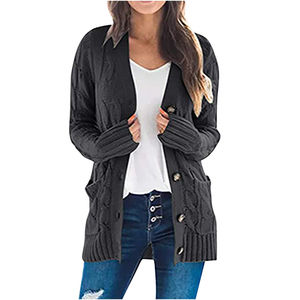 Vêtements d'extérieur d'hiver Hauts pour femmes Nouveau design Hauts pour femmes Pulls Pulls tendance pour femmes - Product Image 3