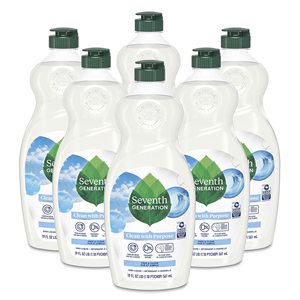 Detergente para ropa de séptima generación limpio con propósito, libre y transparente, 90 floz, 60 cargas - Product Image 3