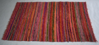 Vente chaude 40 "x 70" Recyclé Chindi Plat Tissage Tapis Pratique Peu Cher pour Prier Décor pour Portes Cuisines Plages