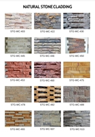 Vente en gros de carreaux de placage en pierre naturelle carrés modernes Pierre de culture pour murs extérieurs pour hôtels Finition fendue Érosion antiacide