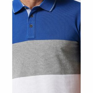เสื้อโปโลเข้ารูปแบบลำลองของผู้ชายเสื้อถักระบายอากาศได้ดีใส่โลโก้ได้ตามต้องการ2025 - Product Image 4