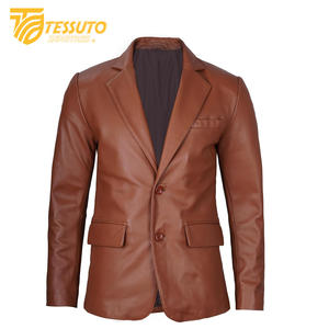 Venta al por mayor de chaqueta de cuero de invierno por encargo de los hombres de alta calidad con cierre de cremallera y patrón de camuflaje estilo formal - Product Image 5