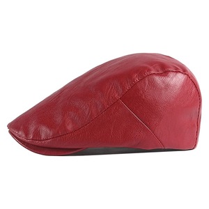 Gorra Newsboy Unisex Retro de Cuero PU, Ajustable, Color y Talla Personalizables, Informal para Adultos - Product Image 1