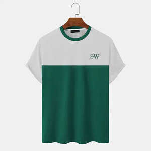 เสื้อยืดผู้ชายคุณภาพสูง เนื้อผ้าคอตตอนผสม นุ่ม ทนทาน ทรงทันสมัย เหมาะสำหรับใส่หน้าร้อน ใส่เที่ยวสบายๆ และใส่ในชีวิตประจำวัน - Product Image 1