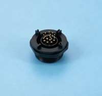 DB-PC1071 IP68 Conector Hembra de 12 Pines Tipo Placa de Soldadura, Compatible con Impresoras CIJ Serie Domino A+, Repuestos