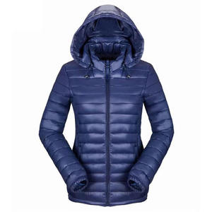 Chaqueta acolchada de algodón brillante negra para hombre, con capucha, cuello alto, cortavientos, informal, de invierno, corte regular, con cremallera frontal de lona - Product Image 3