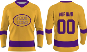 Tontons maillot de hockey personnalisé de haute qualité pour hommes 100% coton maillot de sport confortable respirant avec Logo de l'équipe - Product Image 6