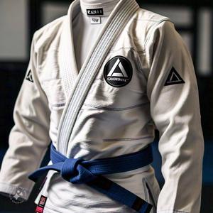 Uniforme de Jiu Jitsu Azul 100% Algodón de Alta Calidad al por Mayor, Personalizable con Bordado y Logotipo, Ropa de Artes Marciales Unisex, Servicio OEM - Product Image 5
