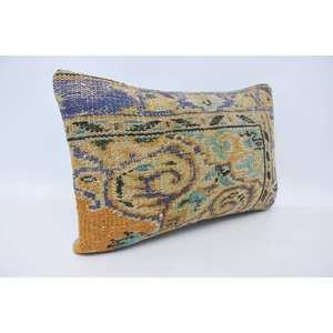 <b>Beige</b> Kantha <b>Cushion</b> 16x24 Inch Modern Style Wool Pillow Vintage Pattern Woven Decorative <b>Cushion</b> for Bedding Sofa Car Portable - Product Image 3