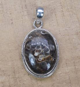 Pendentif en argent sterling 925 Jasper, bijoux en pierres précieuses naturelles faits à la main, collier en pierre unique, cadeau pour femmes - Product Image 5