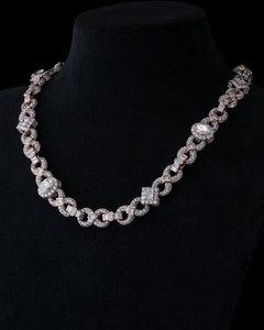Collier en diamant cultivé Prestige Leb, coupe ronde, chaîne pour les soirées étoilées, occasions spéciales avec une touche de luxe - Product Image 2