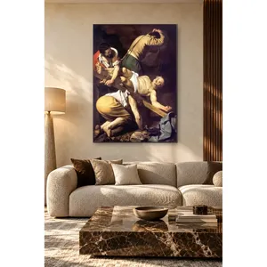 Impression sur toile de la crucifixion de Saint Pierre par Fida Caravaggio - Product Image 2
