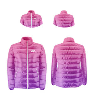 Doudoune bicolore personnalisée pour hommes, doudoune d'hiver chaude et décontractée, tenue de sport, longue longueur de remplissage, support rembourré à bulles du fabricant - Product Image 4